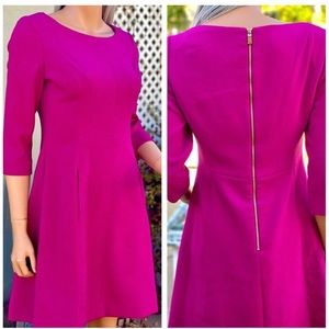 Vince Camuto Skater Dress Trendy Exposed Back Zipper